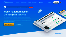 What Icerikbulutu.com website looked like in 2021 (2 years ago)