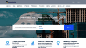 What Indokontraktor.com website looked like in 2021 (3 years ago)