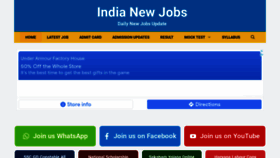 What Indianewjobs.com website looked like in 2021 (2 years ago)