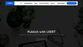 What Ijiert.org website looked like in 2021 (2 years ago)