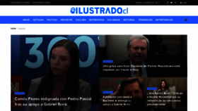 What Ilustrado.cl website looked like in 2021 (3 years ago)