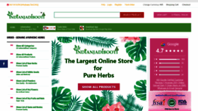 What Indianjadibooti.com website looked like in 2021 (2 years ago)