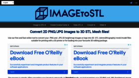 What Imagetostl.com website looked like in 2021 (3 years ago)