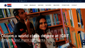 What Icbt.lk website looked like in 2021 (2 years ago)