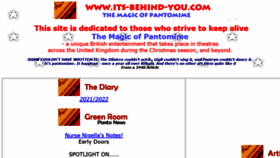 What Its-behind-you.com website looked like in 2021 (2 years ago)