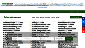 What Informizze.com website looked like in 2021 (2 years ago)