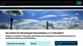 What Iik-duesseldorf.de website looked like in 2021 (2 years ago)