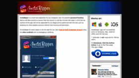 What Instaripper.com website looked like in 2021 (2 years ago)