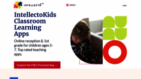 What Intellectokids.com website looked like in 2021 (2 years ago)