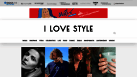 What Ilovestyle.com website looked like in 2021 (2 years ago)