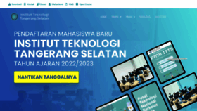 What Itts.ac.id website looked like in 2021 (2 years ago)