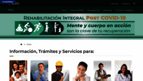 What Imss.gob.mx website looked like in 2021 (2 years ago)
