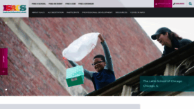 What Isacs.org website looked like in 2021 (3 years ago)