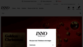 What Inno.be website looked like in 2021 (3 years ago)