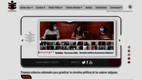What Ieepco.org.mx website looked like in 2021 (2 years ago)