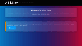 What Iliker.net website looked like in 2021 (2 years ago)
