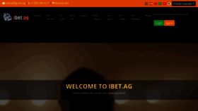 What Ibet.ag website looked like in 2021 (2 years ago)