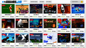 What Iogames.live website looked like in 2021 (3 years ago)