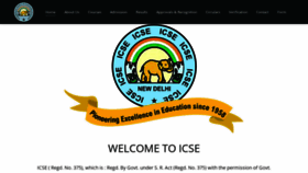 What Indiaicse.in website looked like in 2021 (2 years ago)