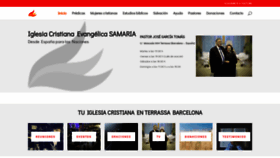 What Iglesiasamaria.org website looked like in 2021 (3 years ago)