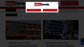 What Indiancurrents.org website looked like in 2021 (2 years ago)