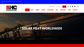 What Iea-shc.org website looked like in 2021 (3 years ago)