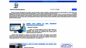 What Informaticamoderna.com website looked like in 2021 (2 years ago)