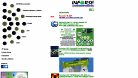 What Inforse.org website looked like in 2021 (2 years ago)