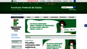 What Ifg.edu.br website looked like in 2021 (4 years ago)