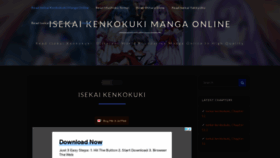 What Isekaikenkokuki.com website looked like in 2021 (2 years ago)