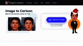 What Imagetocartoon.com website looked like in 2021 (2 years ago)