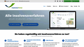What Insolvenz-portal.de website looked like in 2021 (2 years ago)