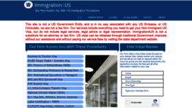 What Immigration4us.com website looked like in 2021 (2 years ago)