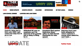 What Indialegallive.com website looked like in 2021 (2 years ago)