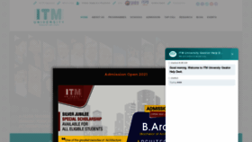 What Itmuniversity.ac.in website looked like in 2022 (2 years ago)