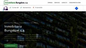 What Inmobiliariabungalow.com website looked like in 2022 (2 years ago)