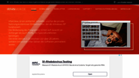 What Irfanview.de website looked like in 2022 (2 years ago)