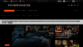 What Informador.mx website looked like in 2022 (2 years ago)
