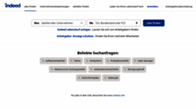 What Indeed.de website looked like in 2022 (2 years ago)
