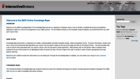 What Ibkr.info website looked like in 2022 (3 years ago)