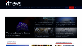 What Itnews.com.au website looked like in 2022 (2 years ago)