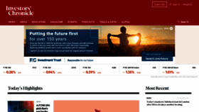 What Investorschronicle.co.uk website looked like in 2022 (2 years ago)