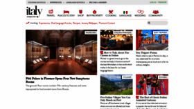 What Italymagazine.com website looked like in 2022 (2 years ago)
