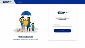 What Iassist.aegonlife.com website looked like in 2022 (2 years ago)