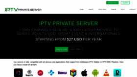 What Iptvprivateserver.is website looked like in 2022 (2 years ago)