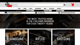 What Impactguns.com website looked like in 2022 (2 years ago)