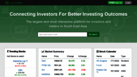 What Investingnote.com website looked like in 2022 (2 years ago)