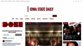 What Iowastatedaily.com website looked like in 2022 (2 years ago)