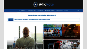 What Iphonote.com website looked like in 2022 (2 years ago)