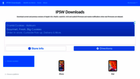 What Ipsw.me website looked like in 2022 (2 years ago)